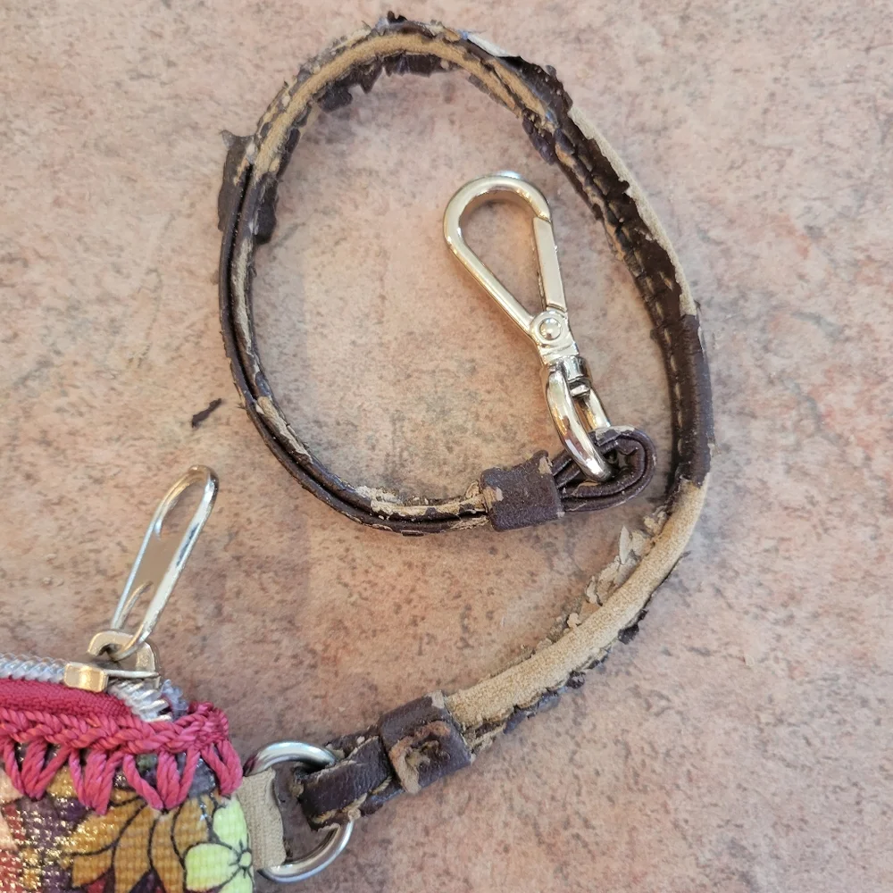 sakroots Wristlet ~  Floral Pattern ~ Key Leash ~ Strap Needs TLC! FINAL PRICE!